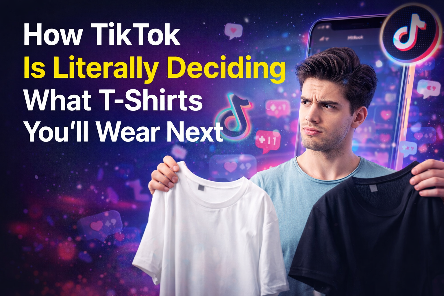 "How TikTok Is Literally Deciding What T-Shirts You'll Wear Next" - ATTRUE
