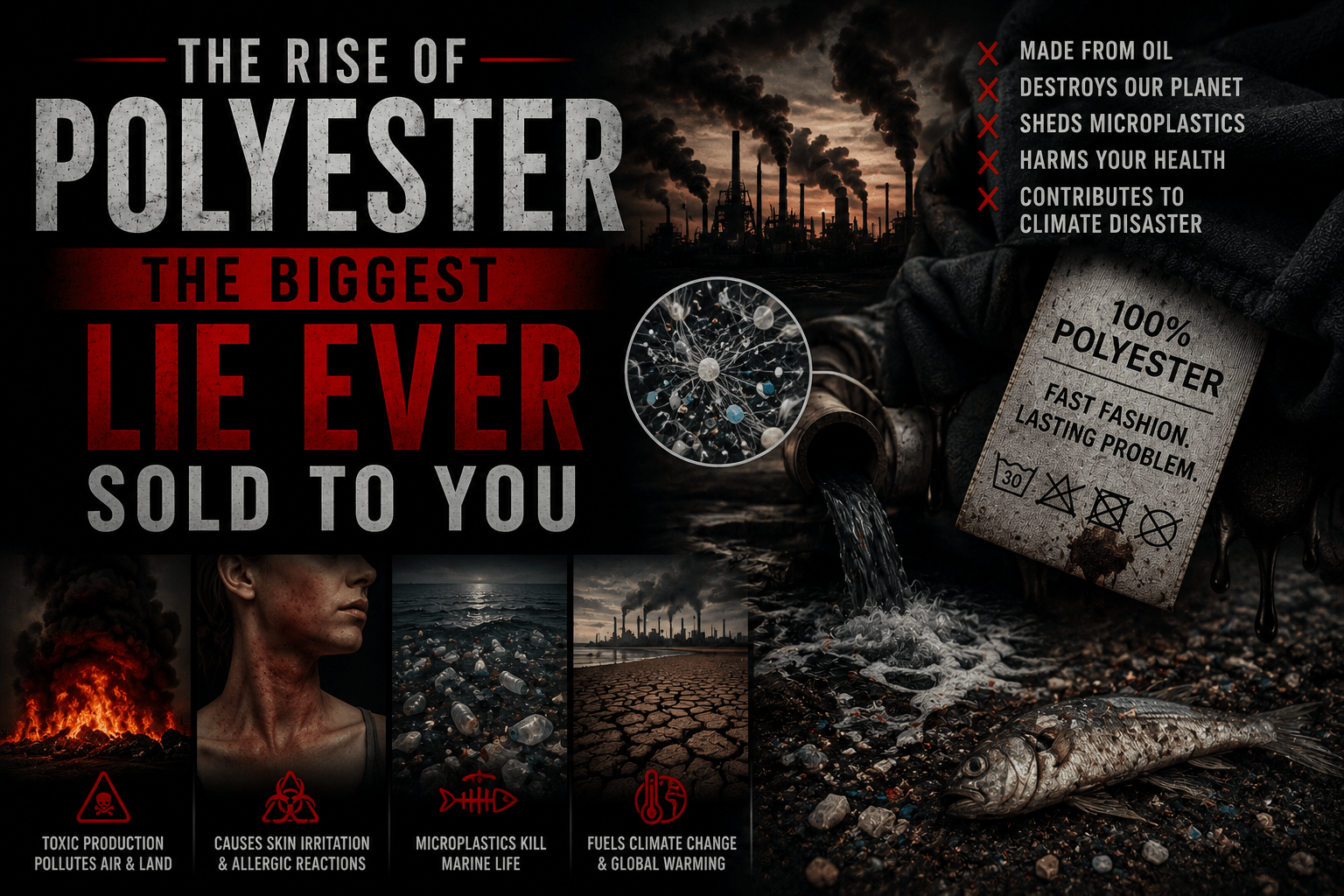 THE RISE OF POLYESTER THE BIGGEST LIE EVER SOLD TO YOU - ATTRUE