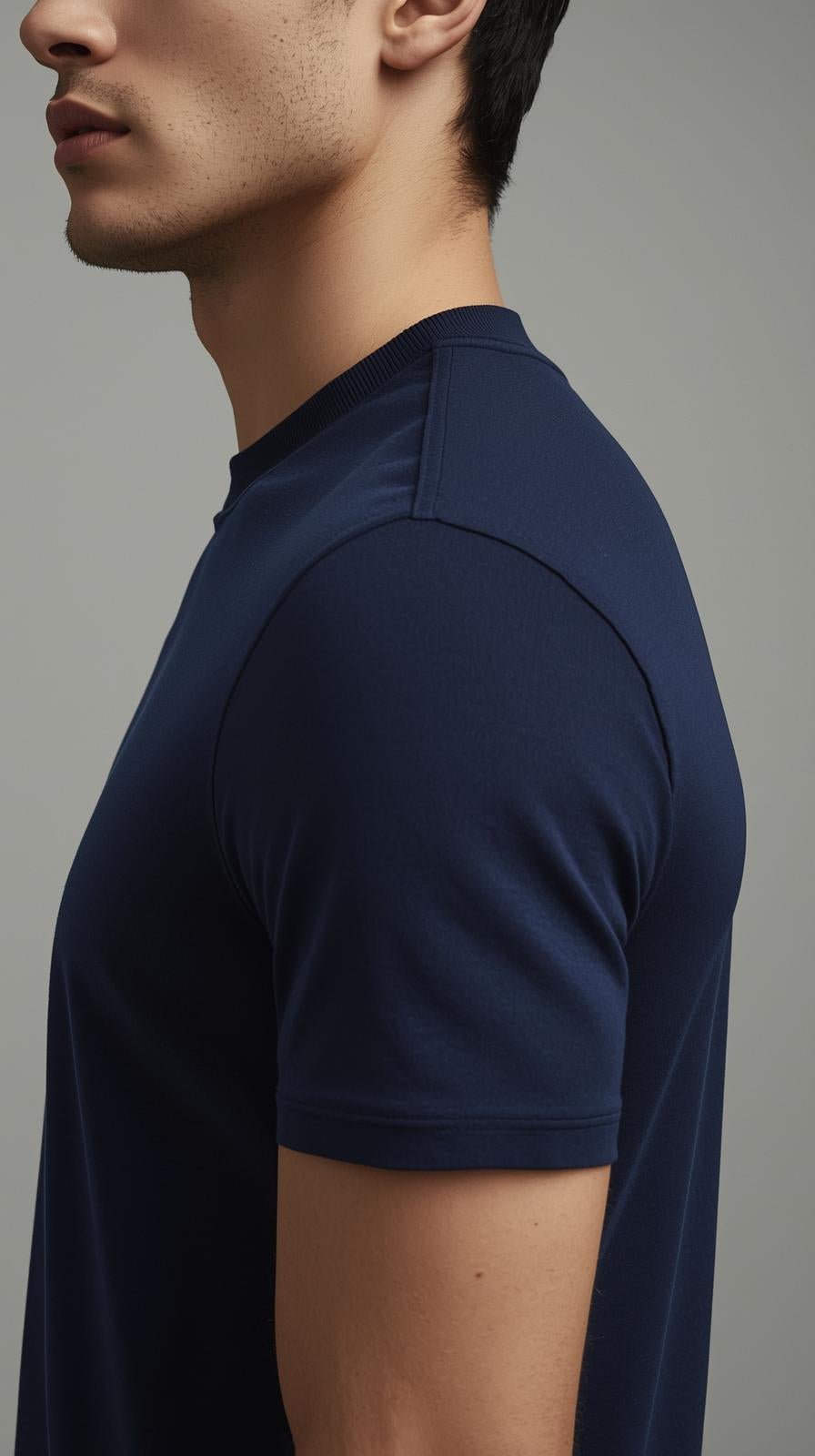 Soft Supima Cotton Crew Neck T-Shirt Regular Fit | ATTRUE - ATTRUET-Shirt