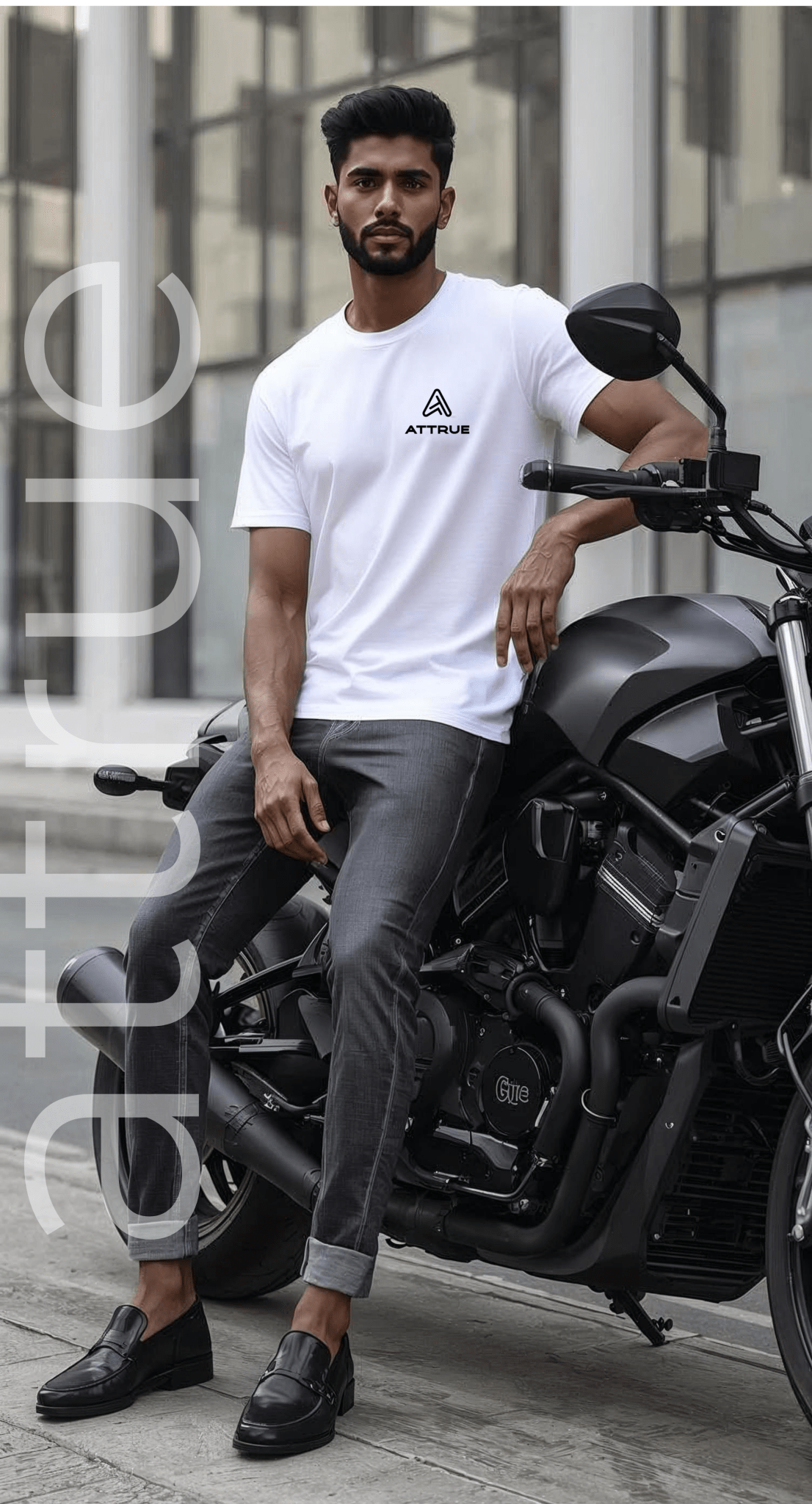 Supima Cotton Crew Neck T-Shirt - ATTRUET-Shirt