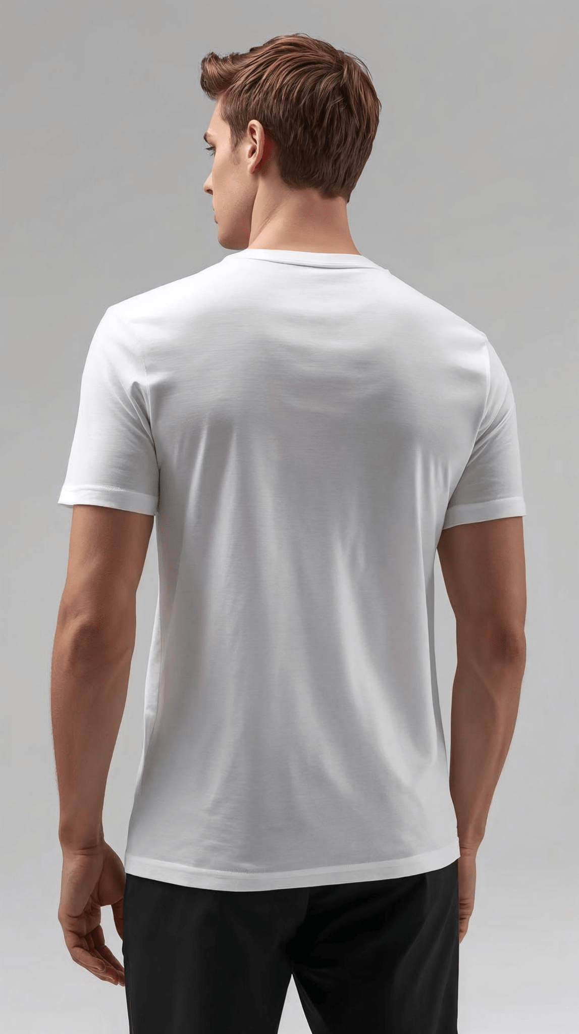 Supima Cotton Crew Neck T-Shirt - ATTRUET-Shirt
