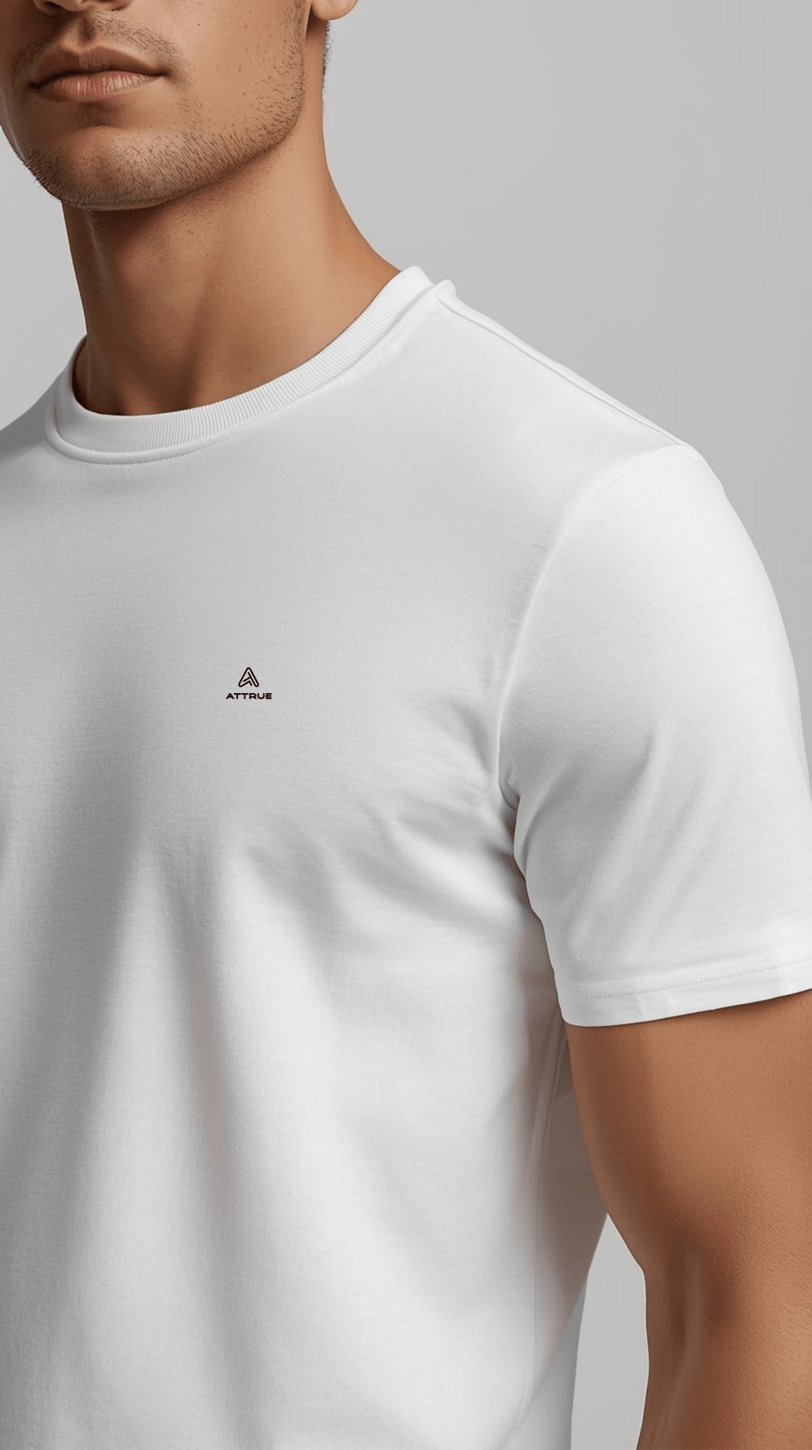 Supima Cotton Crew Neck T-Shirt - ATTRUET-Shirt