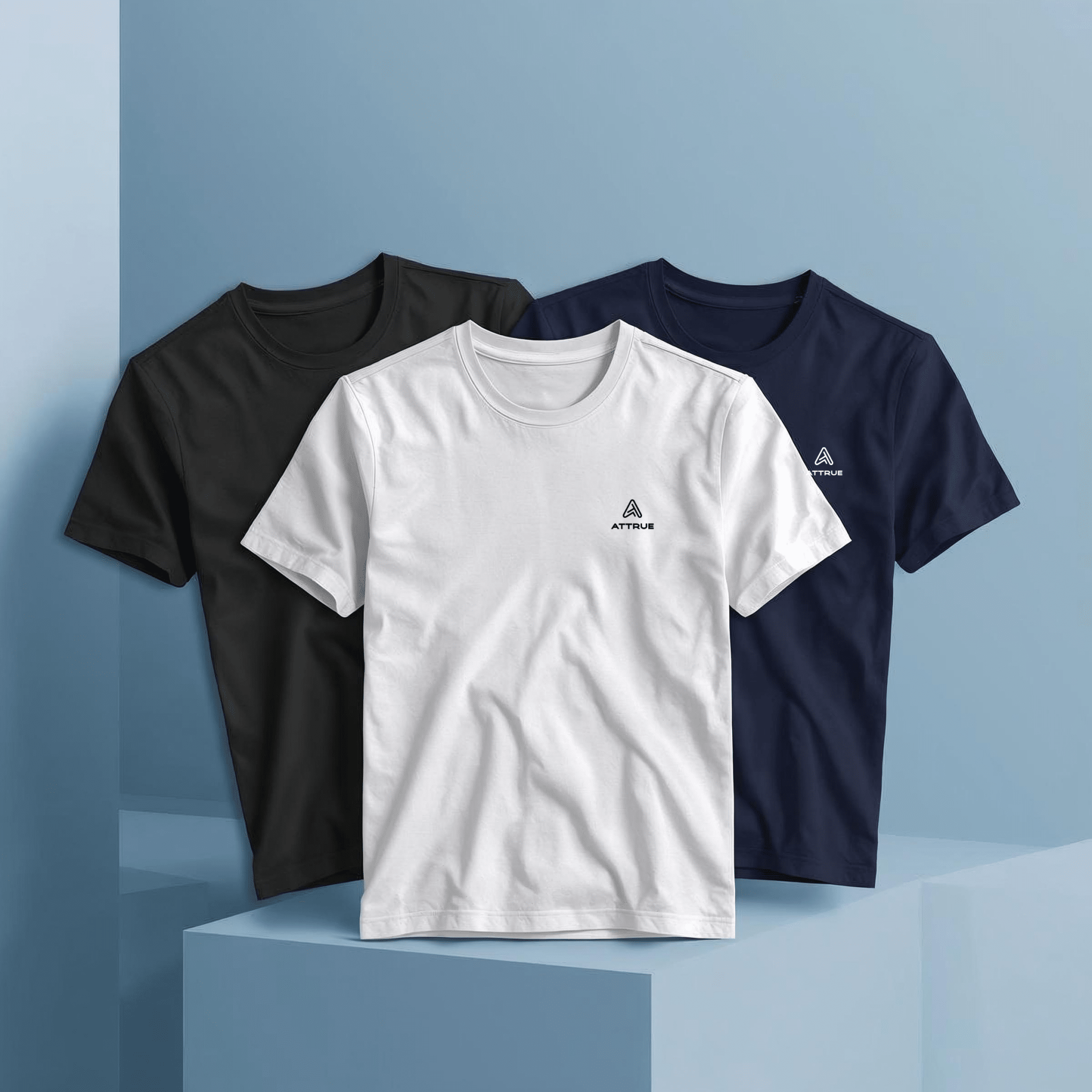 Supima T-Shirt 3 Pack Bundle | ATTRUE - ATTRUET-Shirt