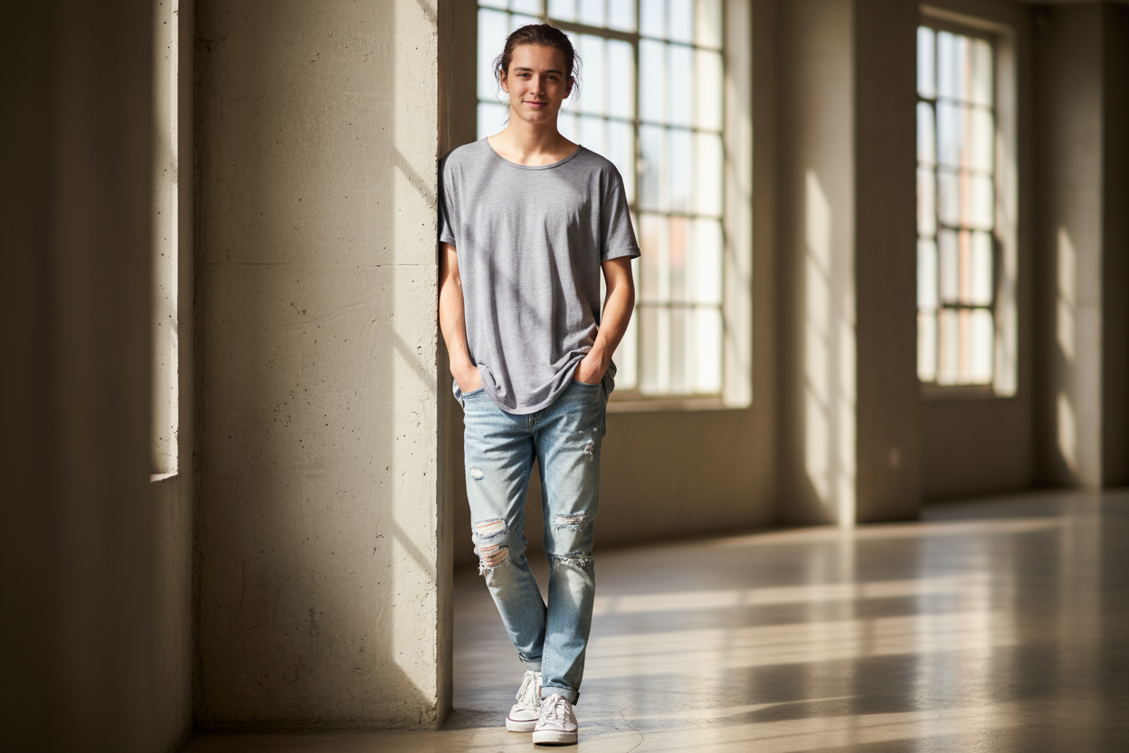 Tshirt Wearing Person 